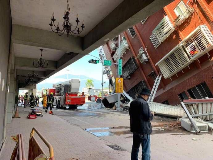 台湾花莲县海域7.3级地震今早，据中国地震台网正式测定