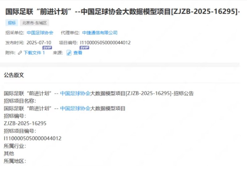 中国足协豪掷千万，打造国足大模型