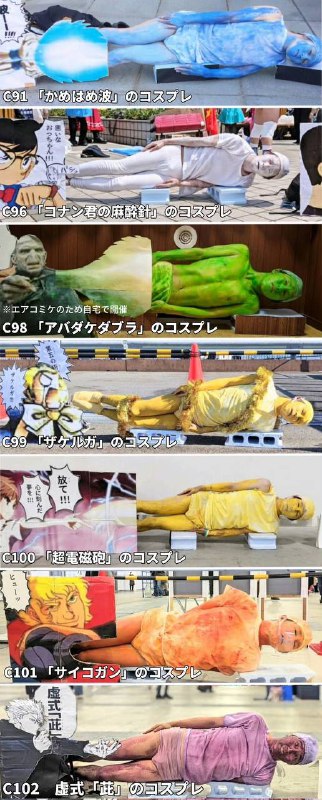 每届都是同一个姿势的coser……