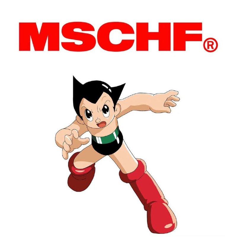 搞怪品牌Mschf推出的 #阿童木 大红靴，上脚照确实挺二次元的🤔搞怪品牌Mschf推出的 #阿童木 大红靴，上脚照确实挺二次元的🤔