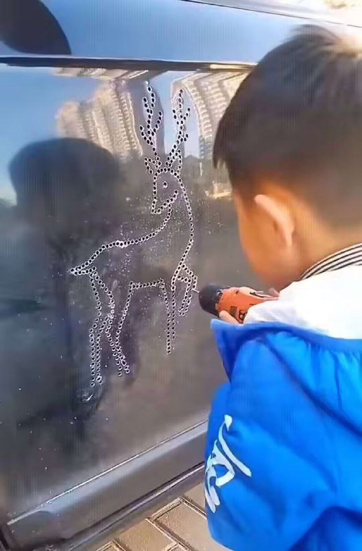 孩子挺有艺术天赋