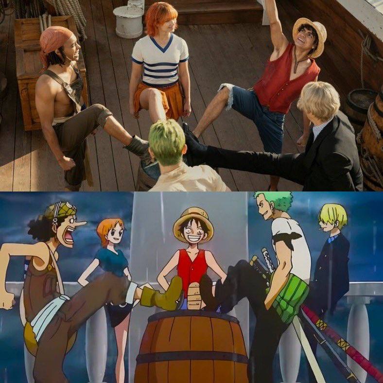 今天，真人版《#海贼王》将上线Netflix
