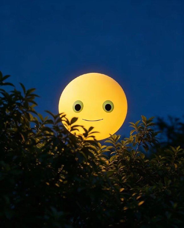 今天的月亮真圆啊