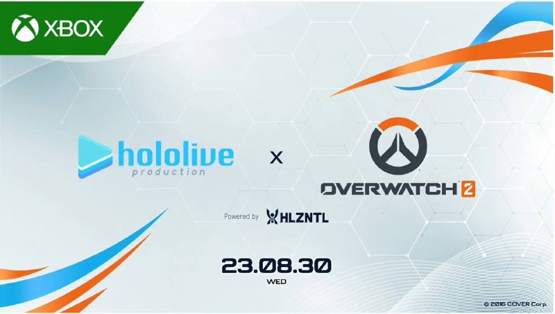 尸体派对！#Hololive 将与《#守望先锋2》合作举办游戏宣传活动，本次活动将由10名艺人展示游戏中的PVP与PVE模式，让观众更加了解《守望先锋2》这款游戏，活动于8月30日举行