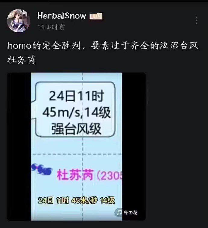 好臭的台风