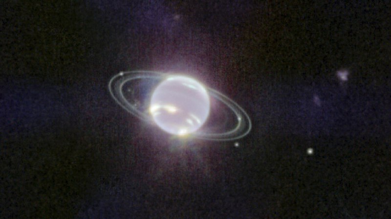 #NASA 韦布空间望远镜拍摄的太阳系四大气态巨行星，依次为木星、土星、天王星、海王星