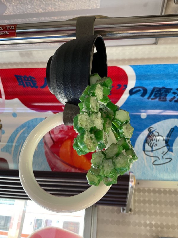 日本电车上的各种食物吊环🤨日本电车上的各种食物吊环🤨