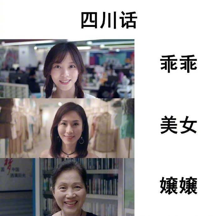 不同地方怎么称呼女性…不同地方怎么称呼女性…