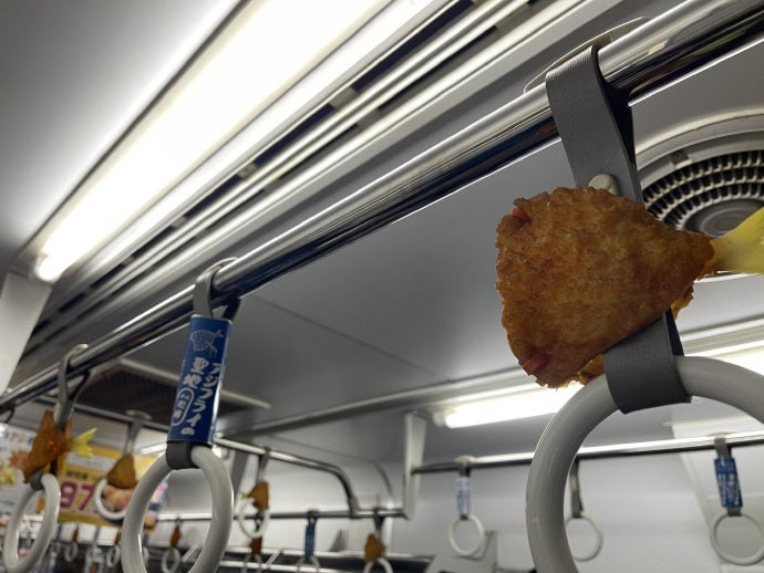 日本电车上的各种食物吊环🤨日本电车上的各种食物吊环🤨