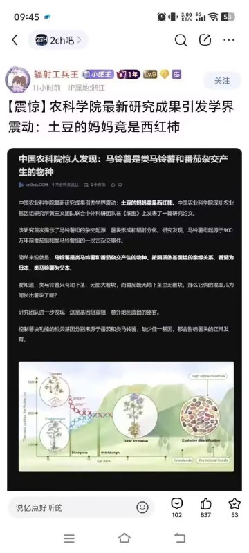 啊？土豆的妈妈竟是西红柿？？😧