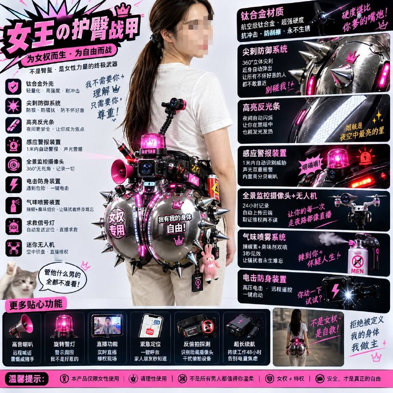 给这位设计了一款臀盔🌚
