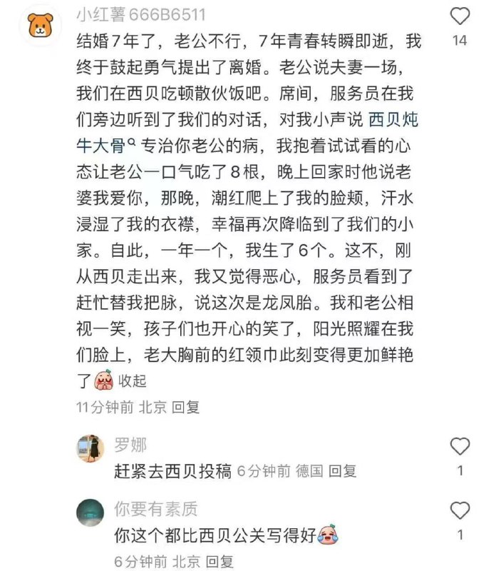 西贝文学😅