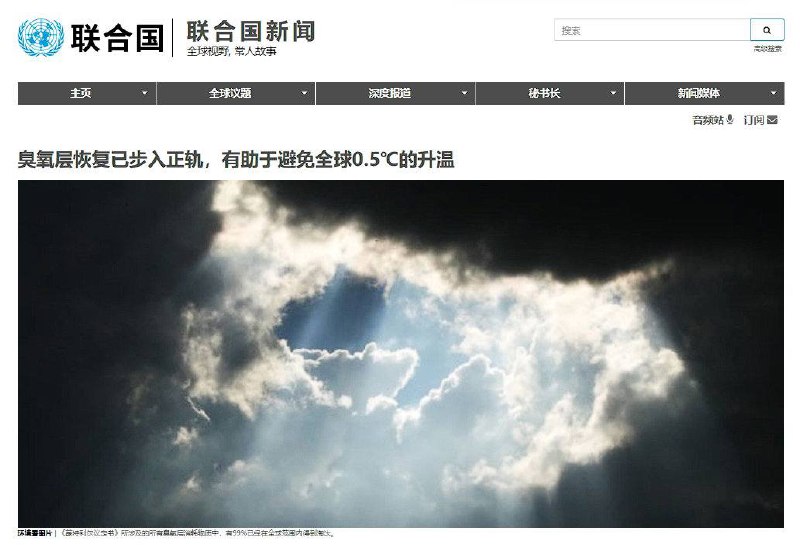 1月9日，联合国发布评估报告