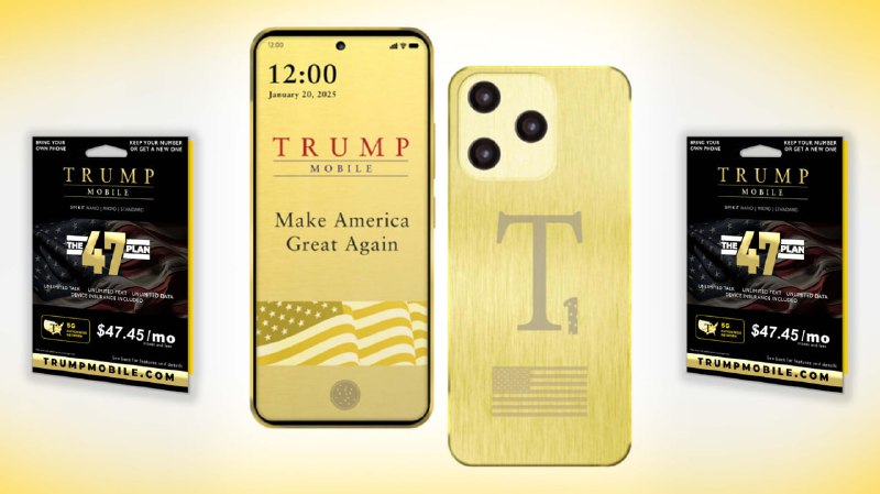 特朗普正式进军手机市场特朗普集团今天宣布成立特朗普移动公司（Trump Mobile），将提供5G无限流量套餐（“47套餐”），每月收费47.45美元，价格高于美国三大移动运营商Verizon的Visible、AT&T的Cricket Wireless和T-Mobile的Metro的无限流量套餐，后三者的套餐价格均为每月40美元左右