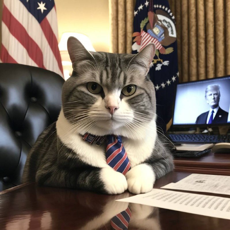 #猫猫 总统