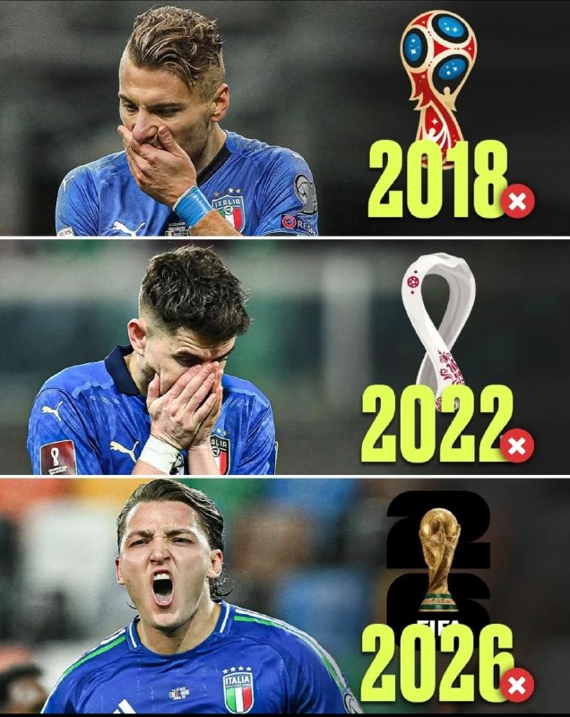 意大利连续三届无缘世界杯，里皮曾说过