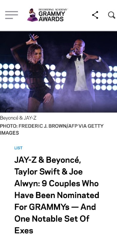 格莱美官网将Taylor Swift与Joe Alwyn列为获得过格莱美提名的九对情侣之一值得一提的是，Taylor Swift与Joe Alwyn是三十多年来第一对赢得格莱美年度专辑奖项的情侣（继1991年的Natalie Cole与Andre Fischer后）格莱美官网将Taylor Swift与Joe Alwyn列为获得过格莱美提名的九对情侣之一值得一提的是，Taylor Swift与Joe Alwyn是三十多年来第一对赢得格莱美年度专辑奖项的情侣（继1991年的Natalie Cole与Andre Fischer后）
