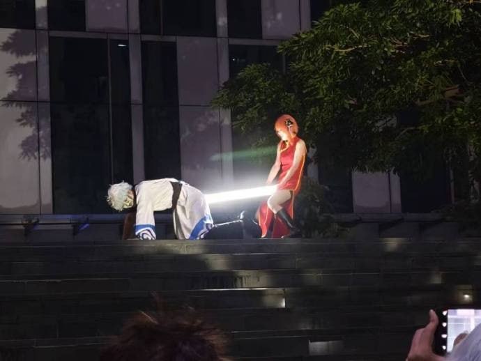 不愧是银魂cos😂不愧是银魂cos😂