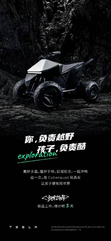 #特斯拉 发布新车了，是童车#特斯拉 发布新车了，是童车