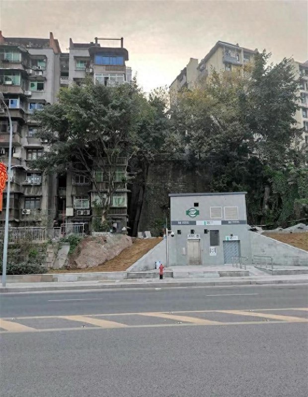 重庆一地铁出入口被吐槽像公厕近日，有网友在社交媒体上发帖称