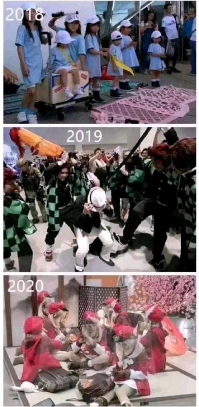 历年漫展进化图历年漫展进化图
